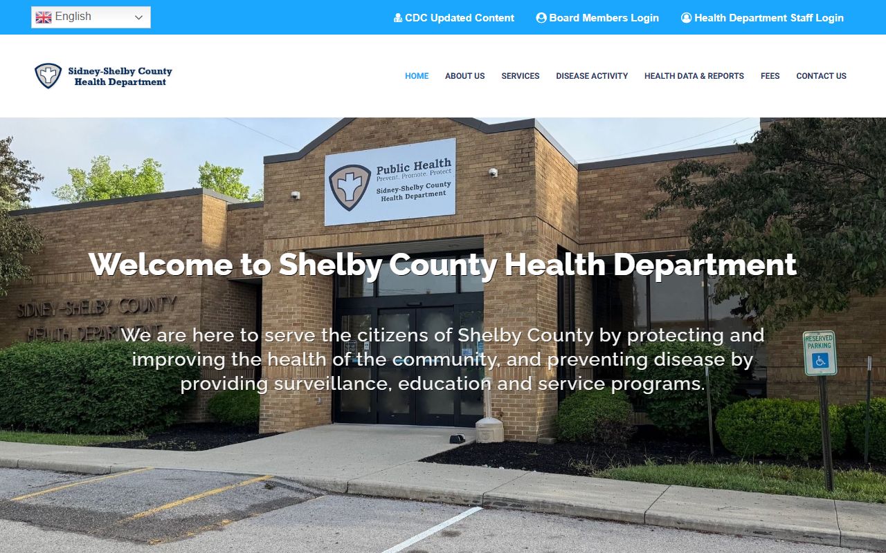 Sidney-Shelby County Health Department website for death records