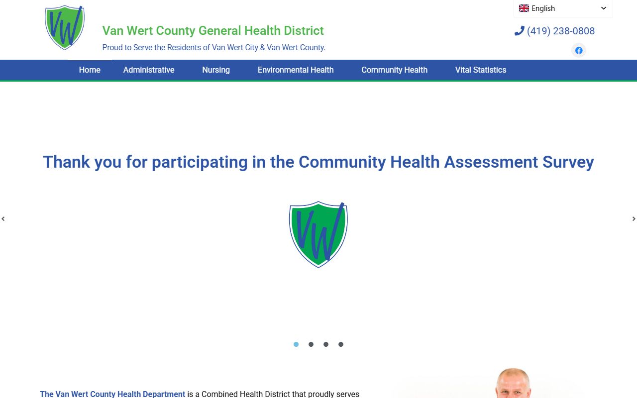 Van Wert County General Health District website for death records
